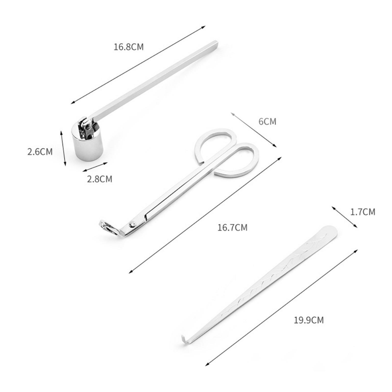 Wick Dipper Tool - Set Aksesori Lilin 3 in 1: