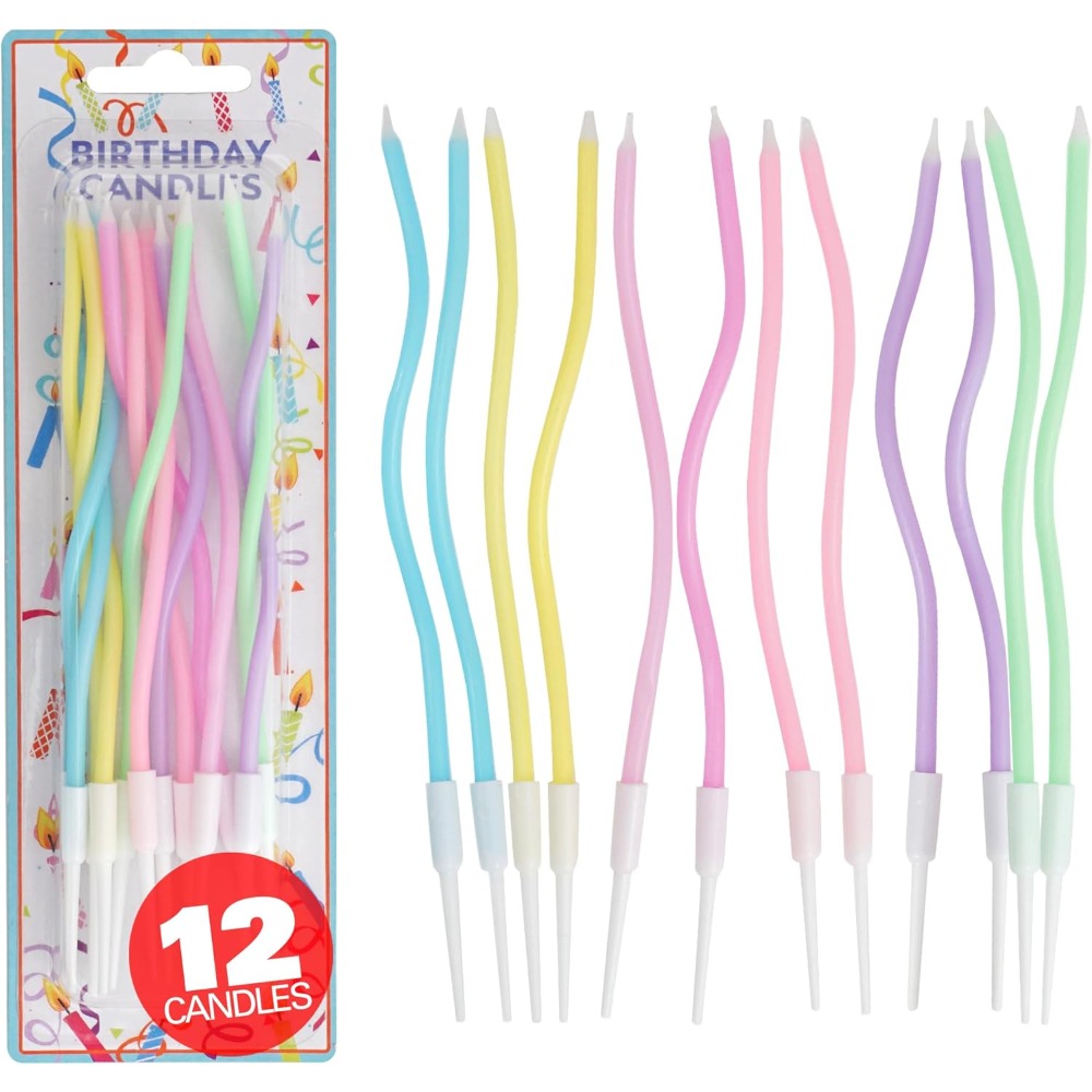 Candle Supplies Usa - Set Lilin Kue Ulang Tahun Spiral