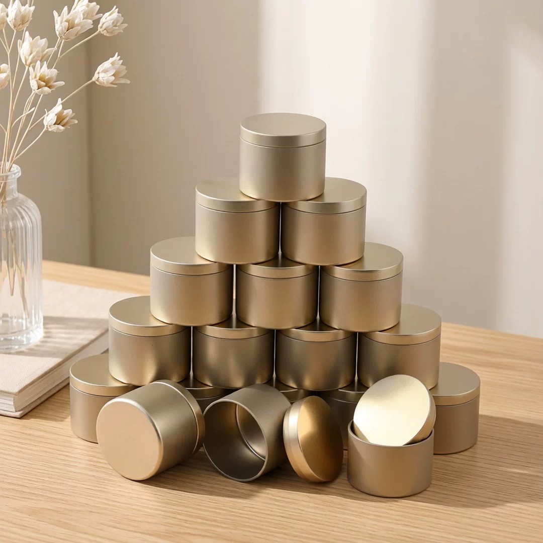 Mason Jar 8Oz - 24 Buah Stoples Lilin Logam 4Oz/8Oz