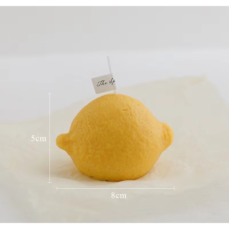 Candle Supplies Usa - Dekorasi Rumah Kustom Lilin Lemon Dekorasi