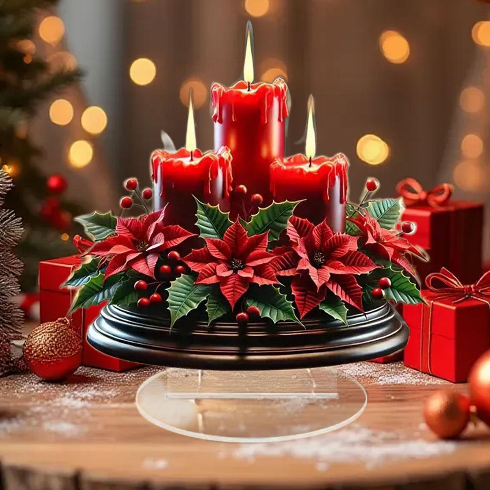 Dekorasi Natal Centerpiece Mej - Candle Supplies Europe ulasan dan harga