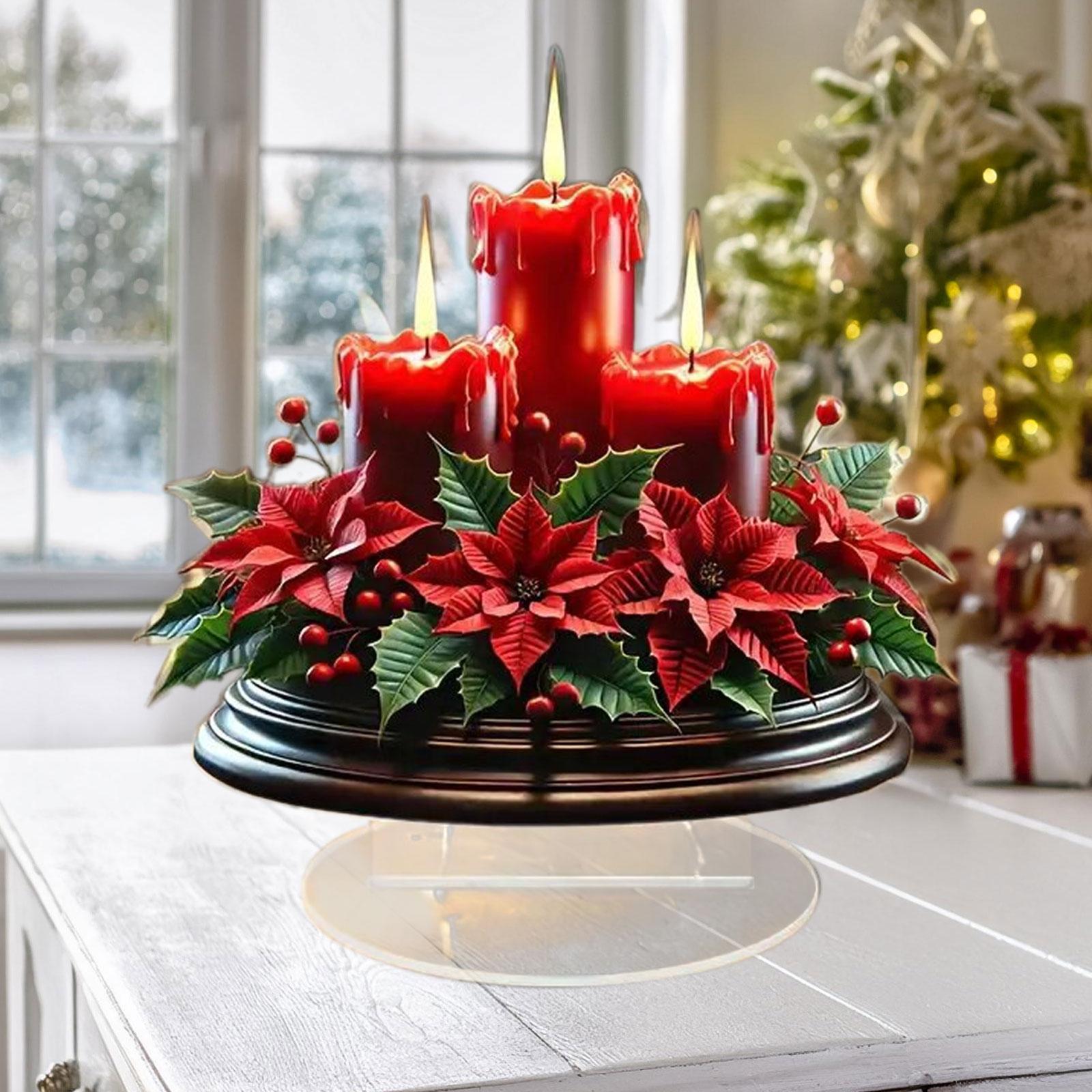 Dekorasi Natal Centerpiece Mej - Candle Supplies Europe ulasan dan harga