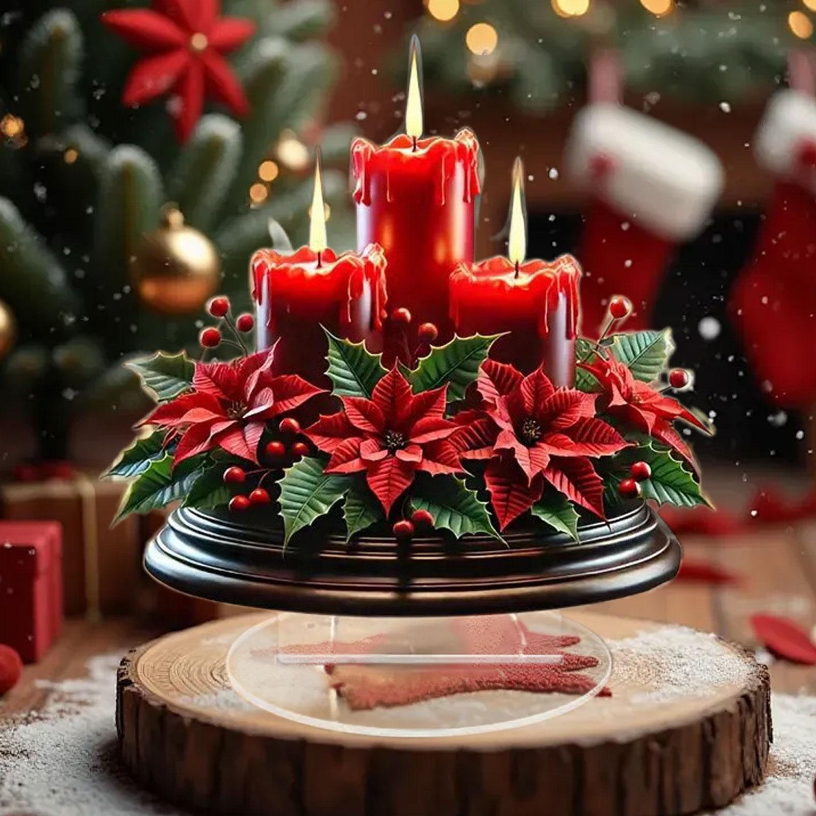 Dekorasi Natal Centerpiece Mej - Candle Supplies Europe ulasan dan harga