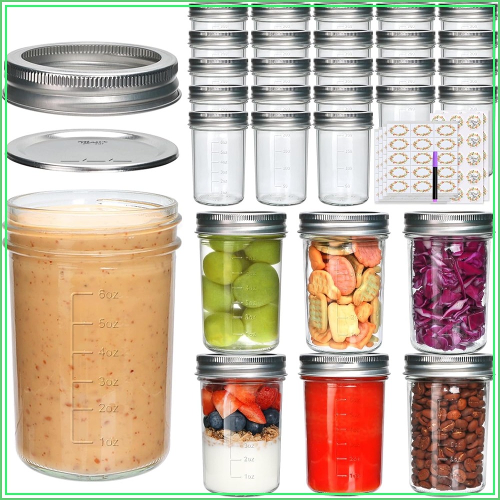 30 Paket Stoples Mason 8 oz de - Mason Jar 8Oz ulasan dan harga