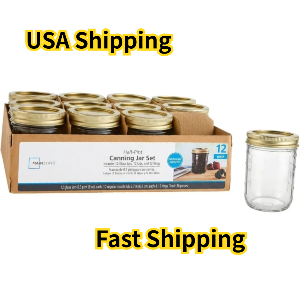 Stoples Mason 8 oz, Stoples Pe - Mason Jar 8Oz ulasan dan harga