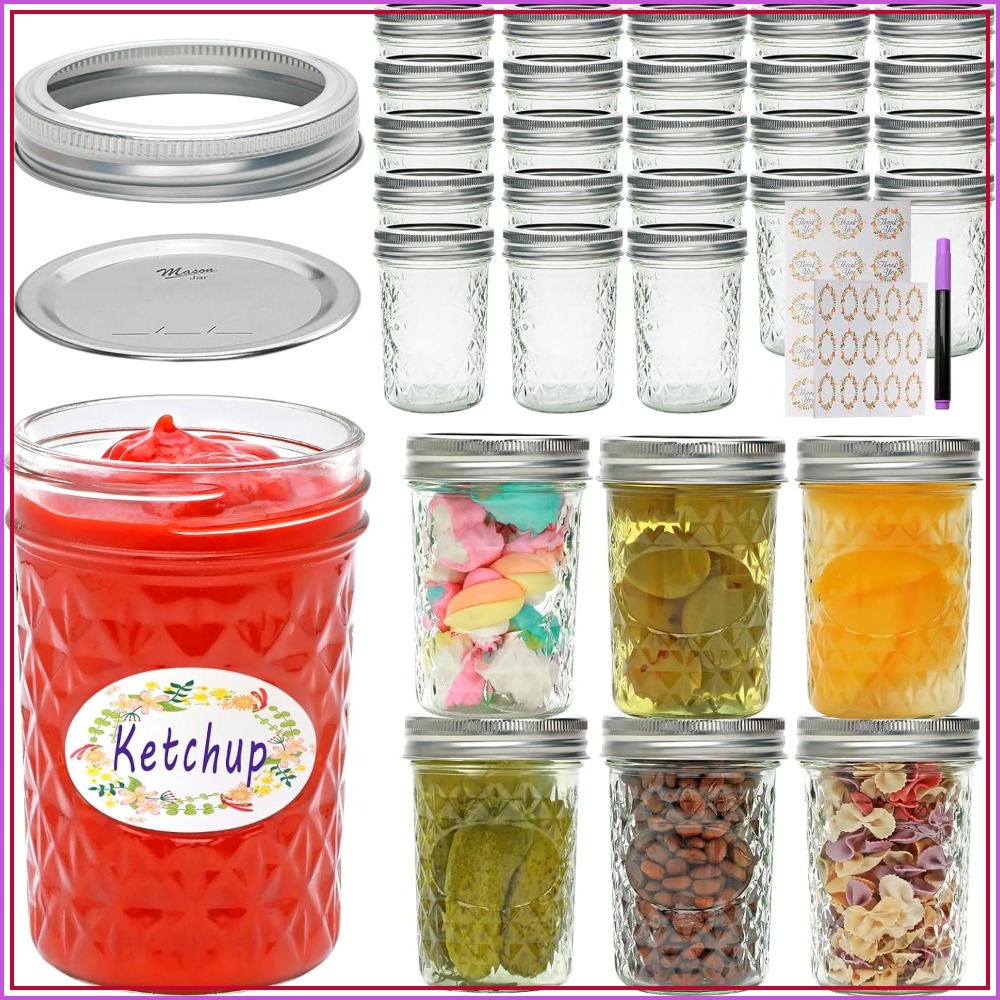 30 Paket Stoples Mason 8 oz de - Mason Jar 8Oz ulasan dan harga
