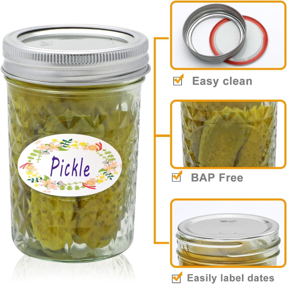 30 Paket Stoples Mason 8 oz de - Mason Jar 8Oz ulasan dan harga